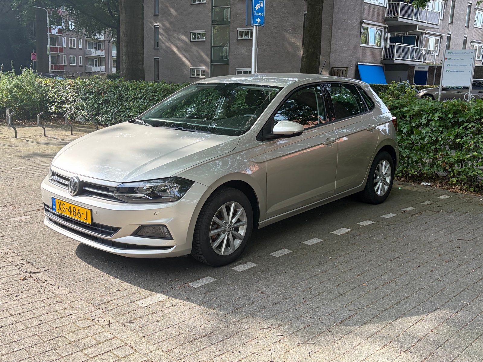 Volkswagen Polo 1.0 TSI 70KW 5D BMT 2018 Grijs, Voorwielaandrijving, Stof, 40 €/maand, Handgeschakeld