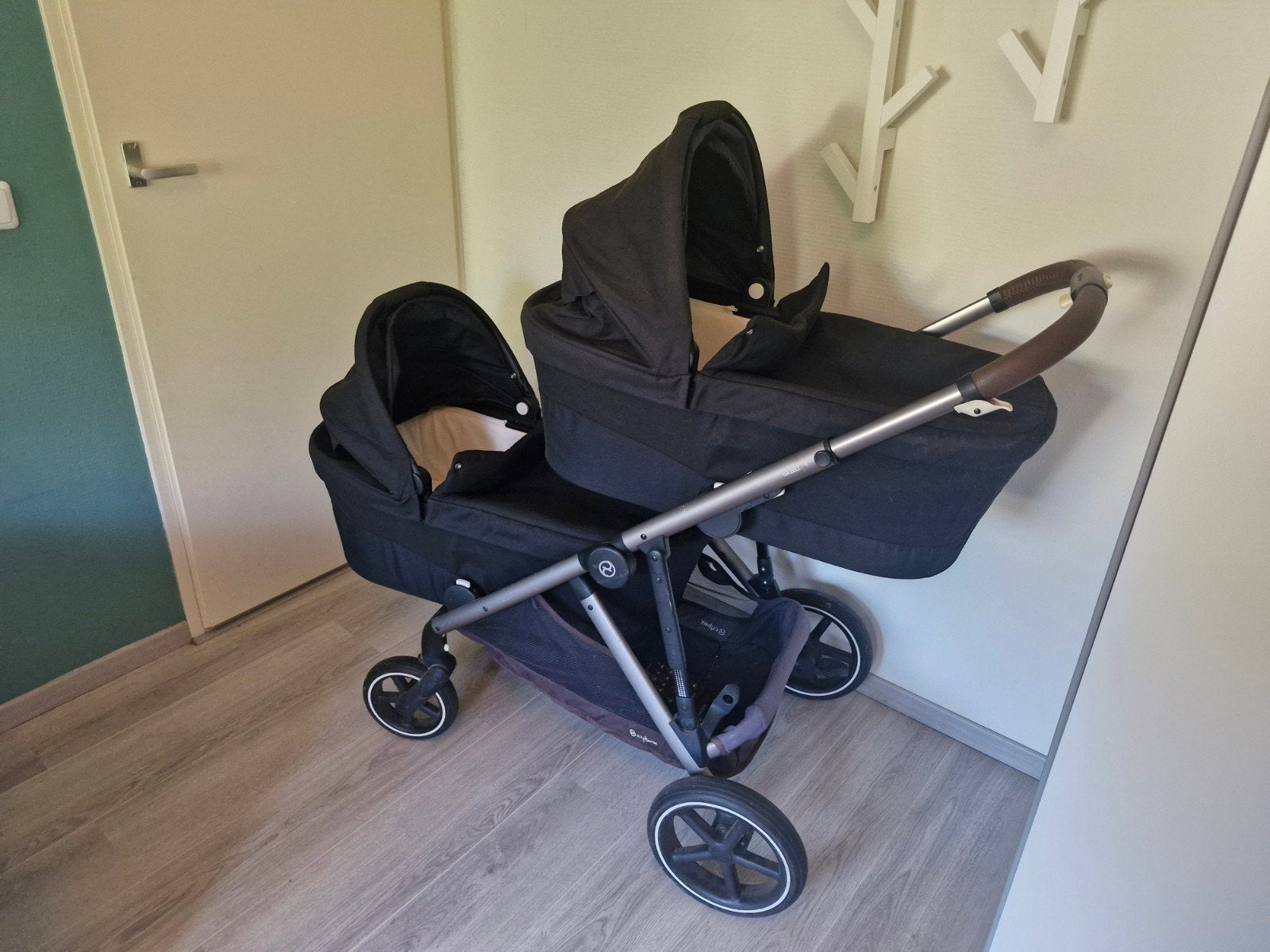Cybex Gazelle S TPE 'tweeling' kinderwagen, Ophalen, Gebruikt, Overige merken