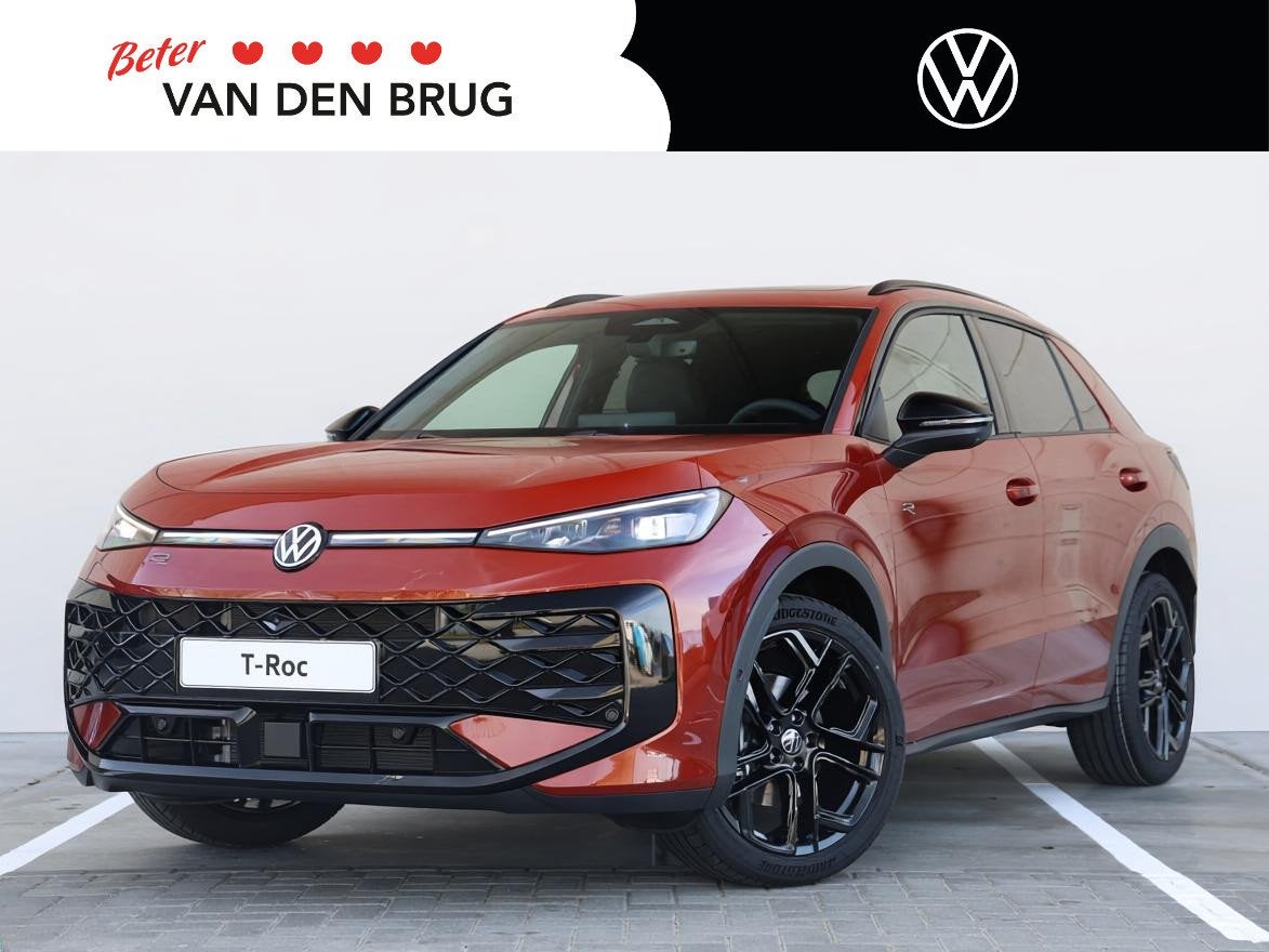 Volkswagen T-Roc R-Line First Edition 1.5 eTSI 150 PK | Navi, Auto's, Volkswagen, 4 cilinders, 150 pk, Origineel Nederlands, Bedrijf