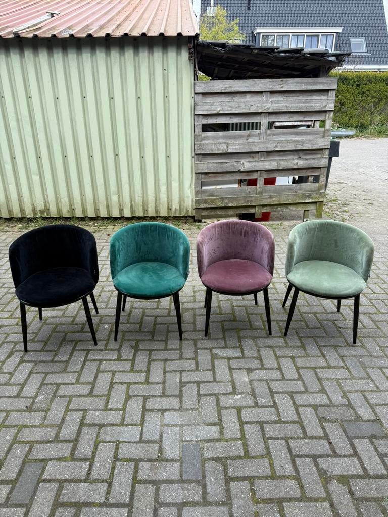 luxe Stoelen - Eichholtz, Huis en Inrichting, Stoelen, Ophalen, Zo goed als nieuw, Vier