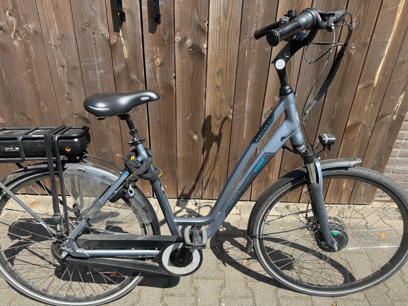 Amslod Bj 2019 elektrische fiets, Ophalen, Gebruikt, 50 km per accu of meer, Overige merken