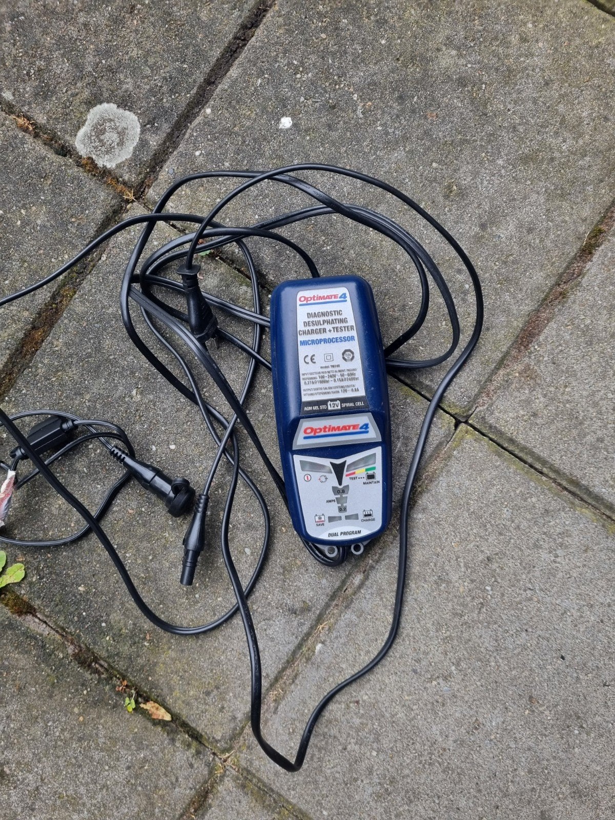 Optimate 4 Acculader + Tester Microprocessor, Ophalen of Verzenden, Gebruikt, Universele onderdelen