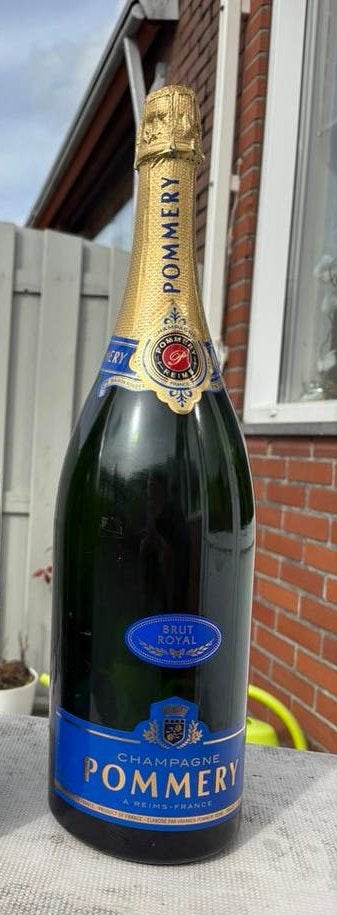 Pommery champagne jeroboam (3 liter) dummy., Verzamelen, Ophalen of Verzenden, Zo goed als nieuw, Frankrijk, Champagne
