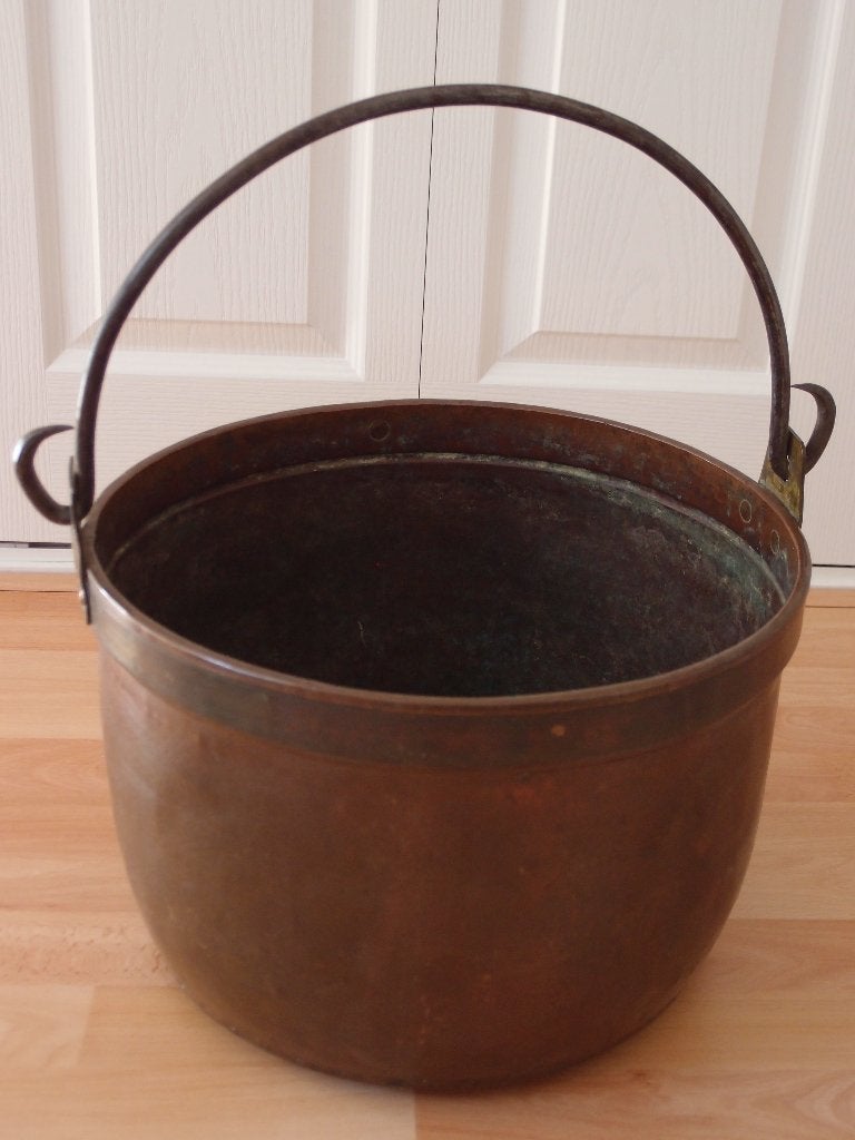 Antieke Koperen ketel, Ophalen, Koper