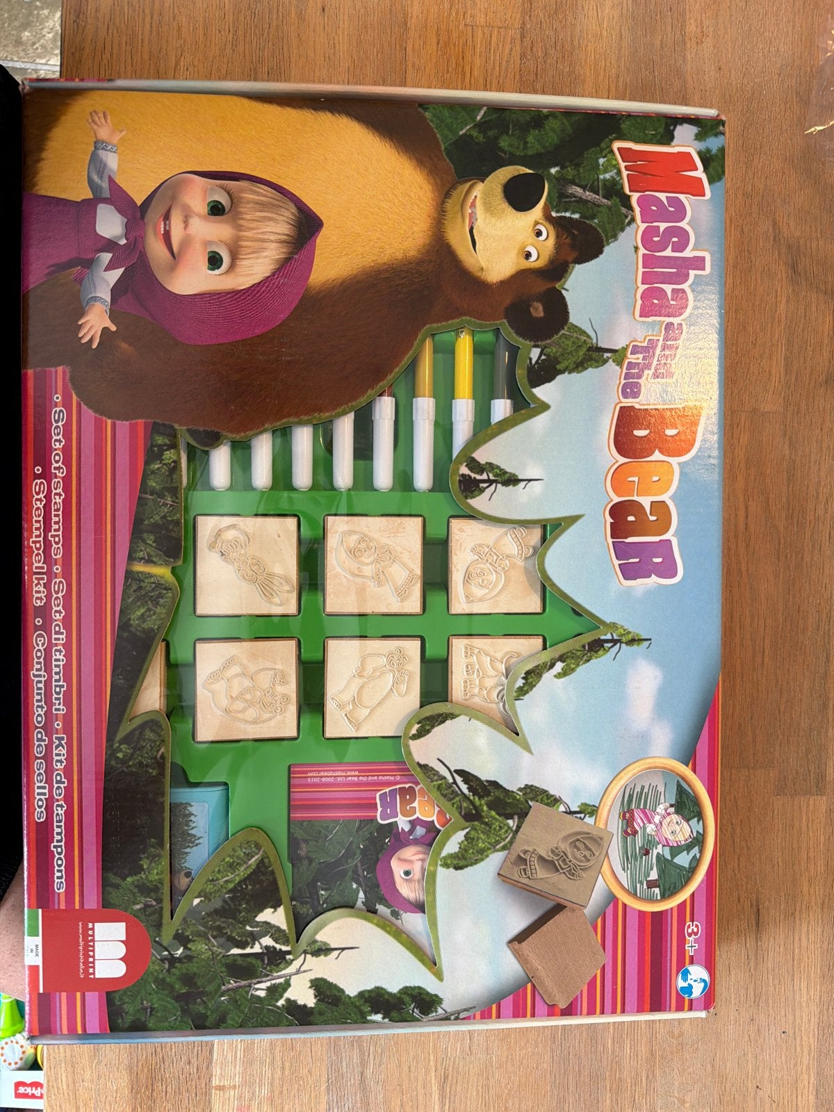 Masha en de Beer stempelset – Multiprint, Kinderen en Baby's, Ophalen of Verzenden, Gebruikt, Knutselen