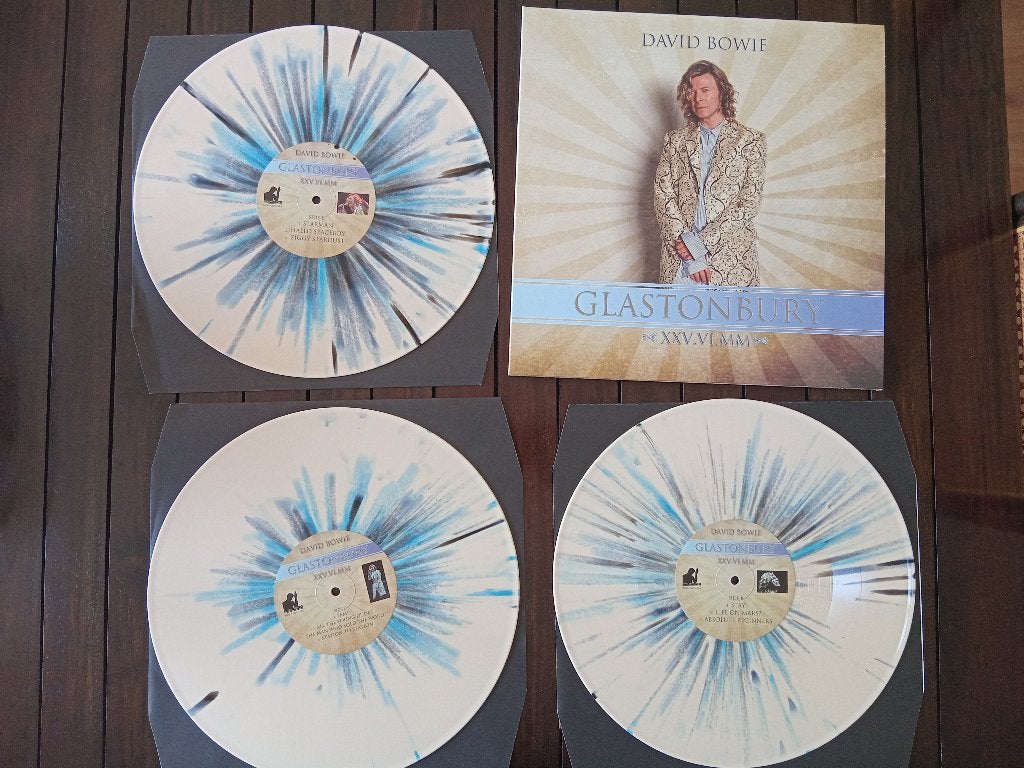David Bowie bureau supply  3lp compleet met poster, Cd's en Dvd's, Vinyl | Rock, Verzenden, Zo goed als nieuw, 12 inch, Poprock