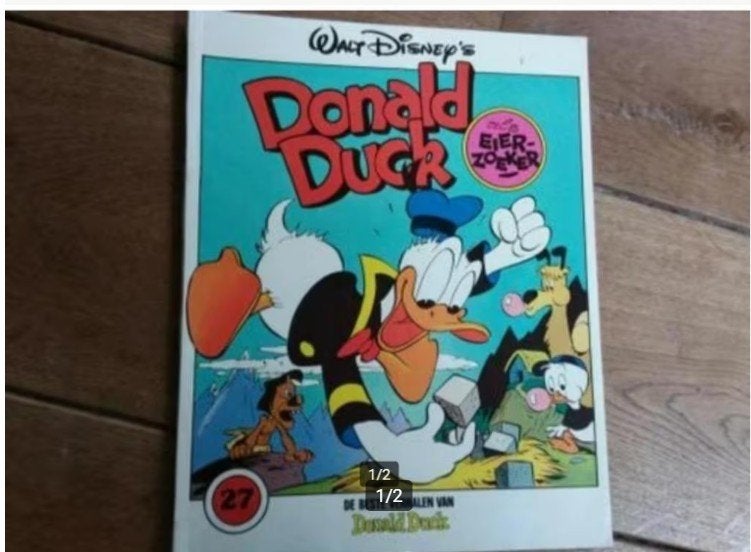Donald Duck, "Als eierzoeker", nummer 27, Eén stripboek, Ophalen of Verzenden, Zo goed als nieuw