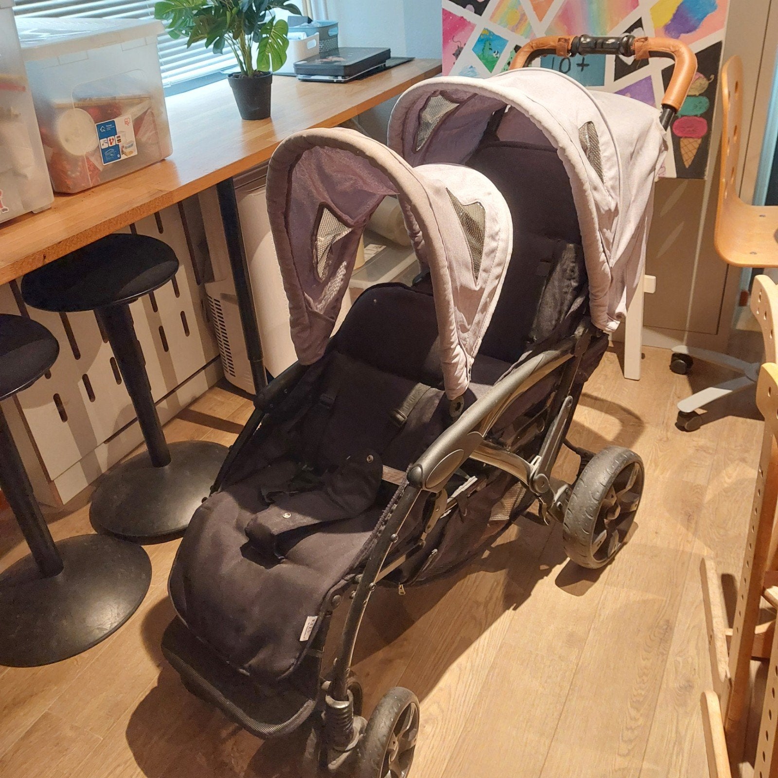 Kees by Happybaby Duowagen, Duowagen, Zo goed als nieuw, Combiwagen, Ophalen