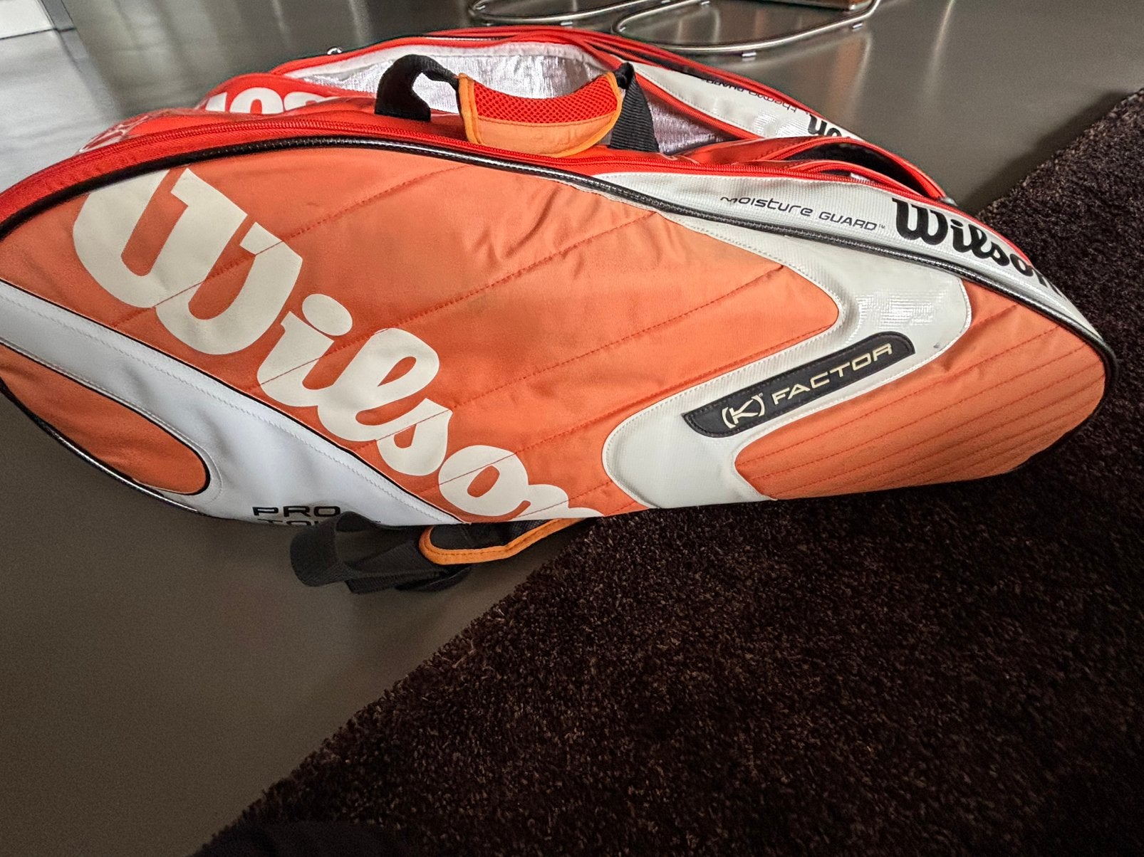 Wilson Tennistas 4-vaks - Ruim voor meerdere rackets, Ophalen, Gebruikt, Tas, Wilson