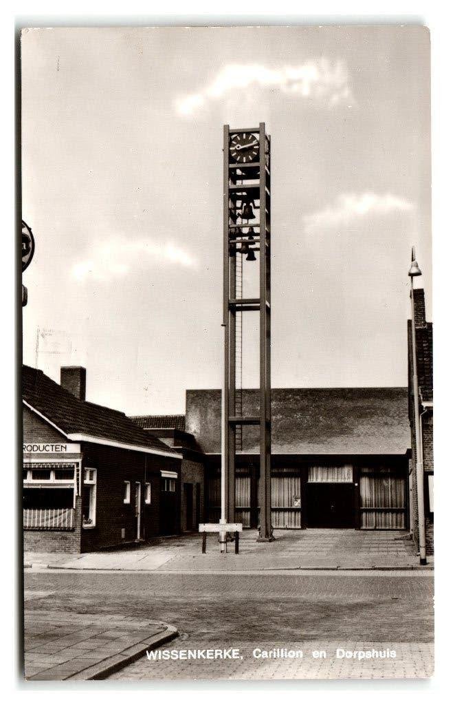 Wissenkerke, Carillion en Dorpshuis, Verzenden, 1960 tot 1980, Gelopen, Zeeland