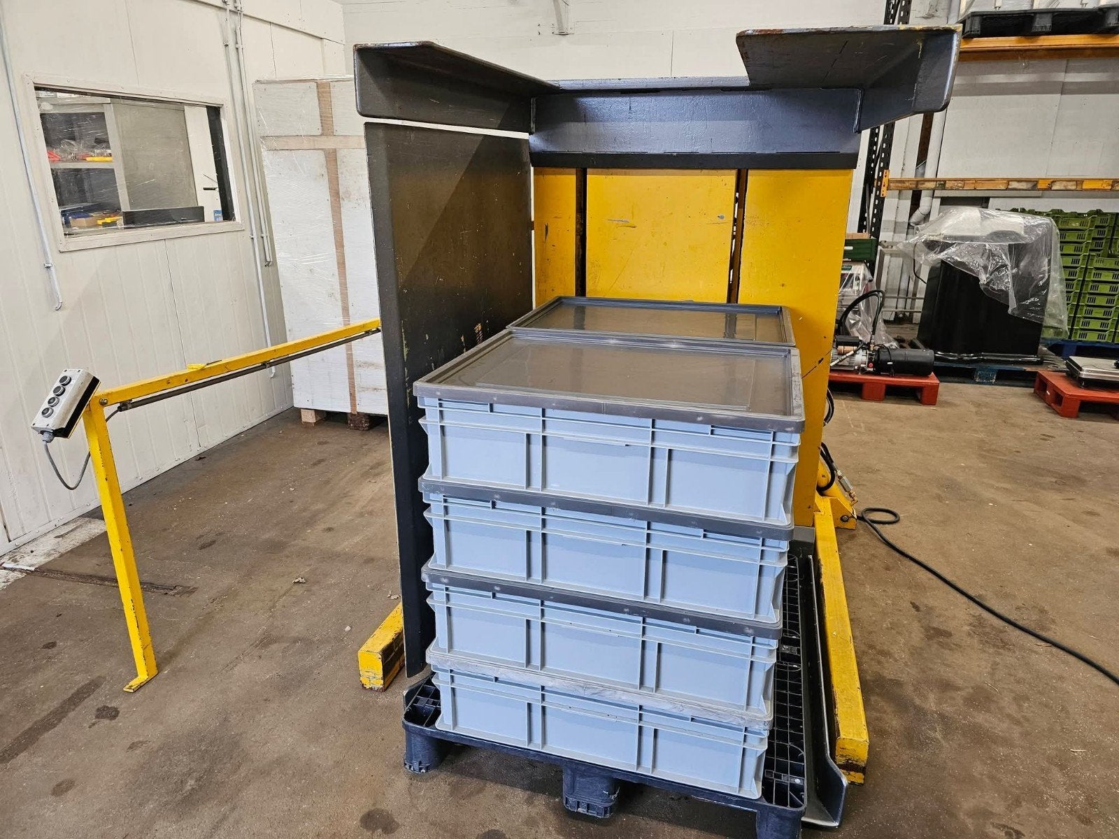 Palletkantelaar, 1000 tot 2000 kg, Ophalen, Heftruck