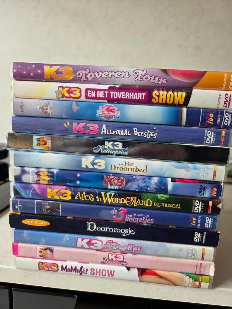K3 - 13x dvd, Alle leeftijden, Ophalen of Verzenden, Gebruikt
