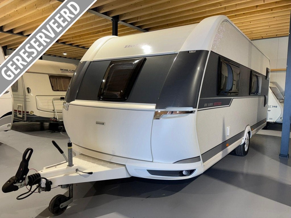 Hobby De Luxe Edition 560 KMFE bj.2017,voortent,zakluifel, Caravans en Kamperen, Caravans, Rondzit, Hobby, Schokbreker, Bedrijf
