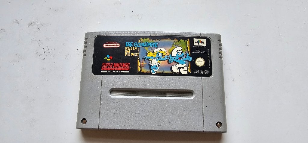 Smurfen SNES, Avontuur en Actie, Gebruikt, 1 speler, Ophalen of Verzenden