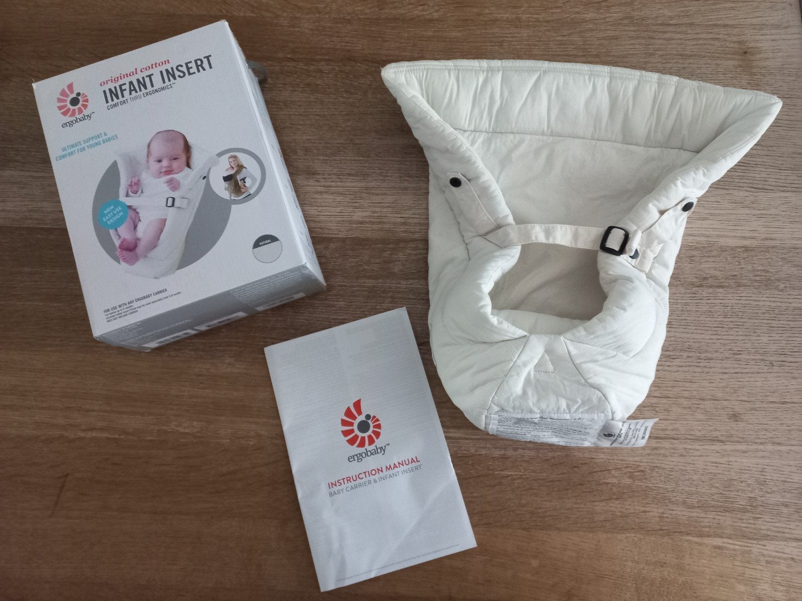 Ergobaby infant insert, verkleinkussen voor baby draagzak, Overige merken, Gebruikt, Buik of Rug, Ophalen of Verzenden