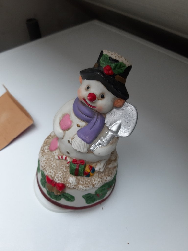 Kerst sneeuwpop, muziekdoosje., Diversen, Ophalen of Verzenden