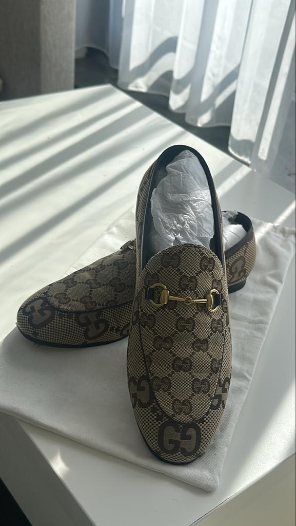 Gucci instappers, Bruin, Instappers, Ophalen of Verzenden, Zo goed als nieuw