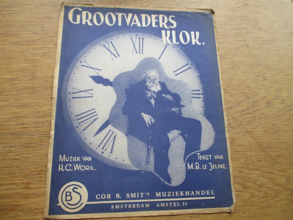 GROOTVADERS KLOK, Piano, Gebruikt, Ophalen of Verzenden, Artiest of Componist