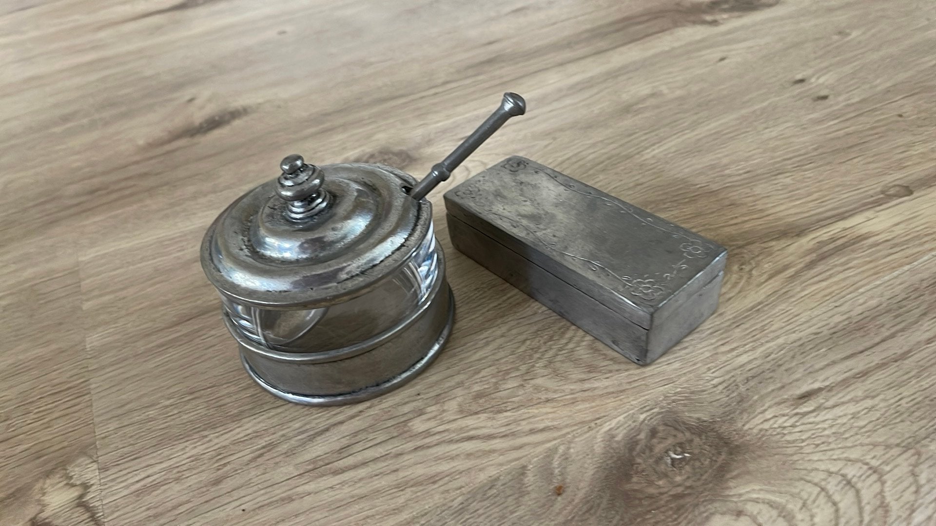 Suikerpotje en lepeldoosje, Ophalen of Verzenden