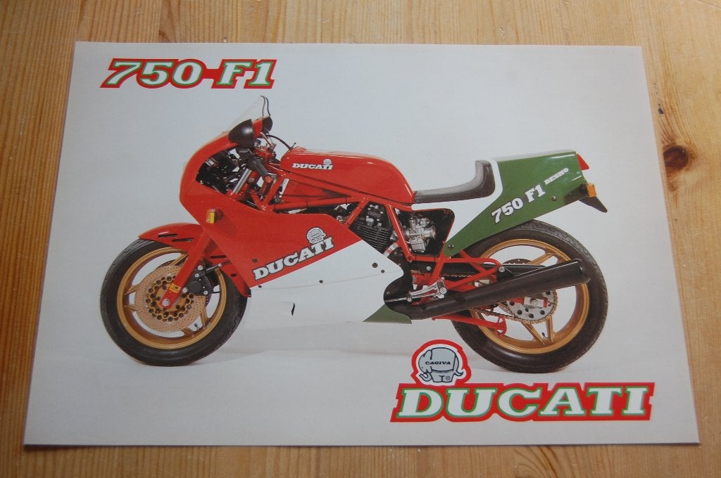 Ducati 750 - F1 1985/1986, Ophalen of Verzenden, Ducati