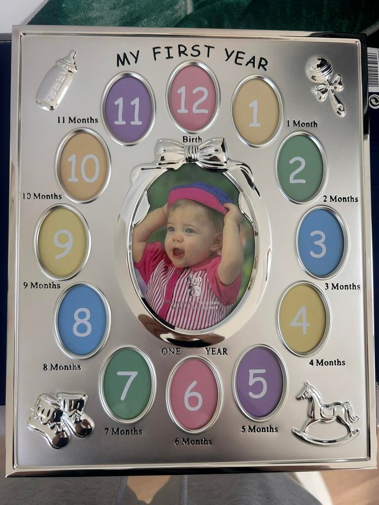 First year photo frame, Ophalen of Verzenden