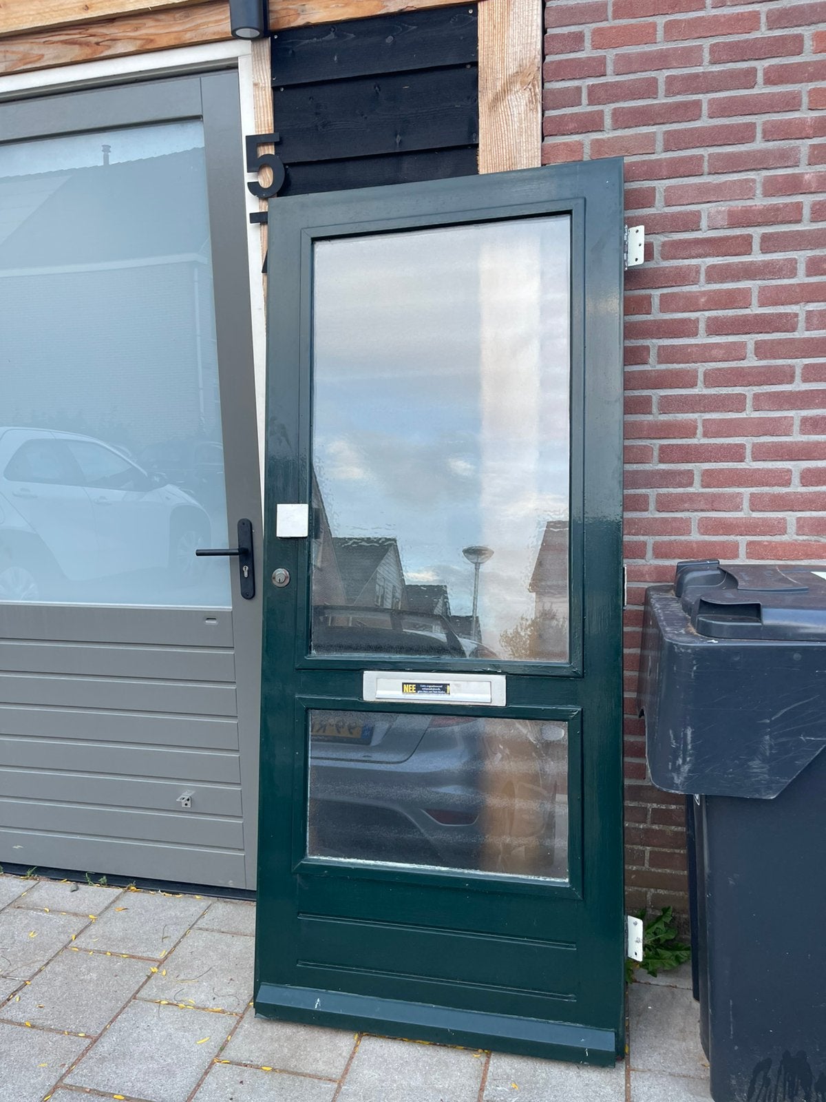 Voordeur 201x87,5, Ophalen of Verzenden, Zo goed als nieuw, Buitendeur, 200 tot 215 cm