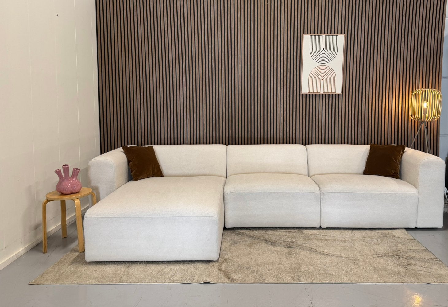 By Sidde Finn - Beige - Hoekbank - Zeer Nette Staat