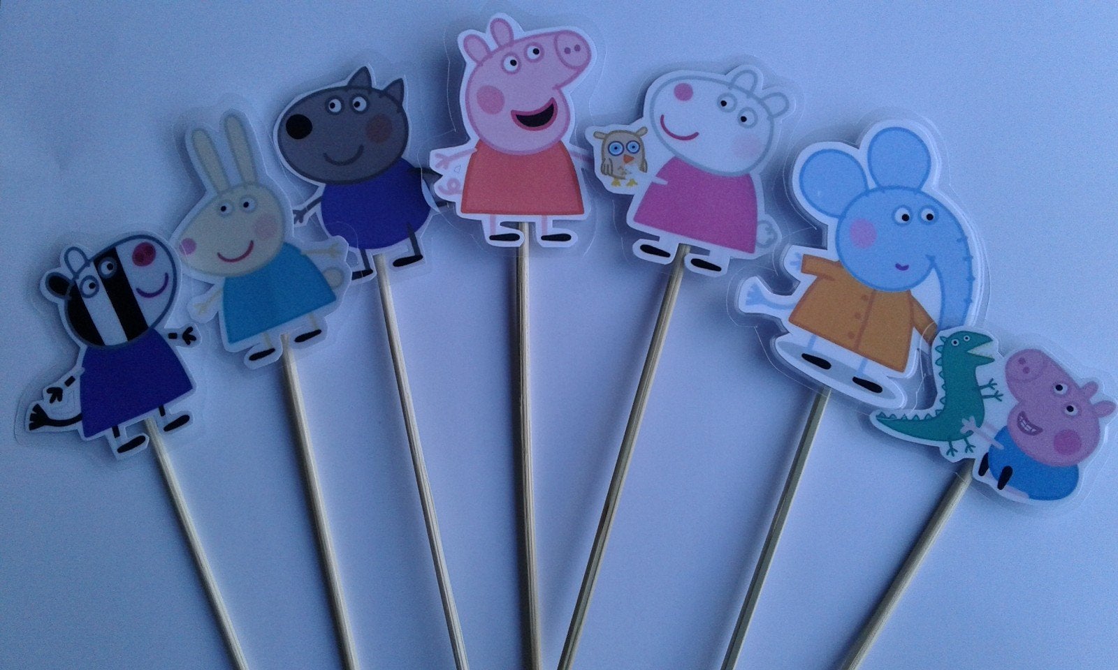 Peppa Pig traktatie prikker, Ophalen of Verzenden, Nieuw, Versiering, Verjaardag