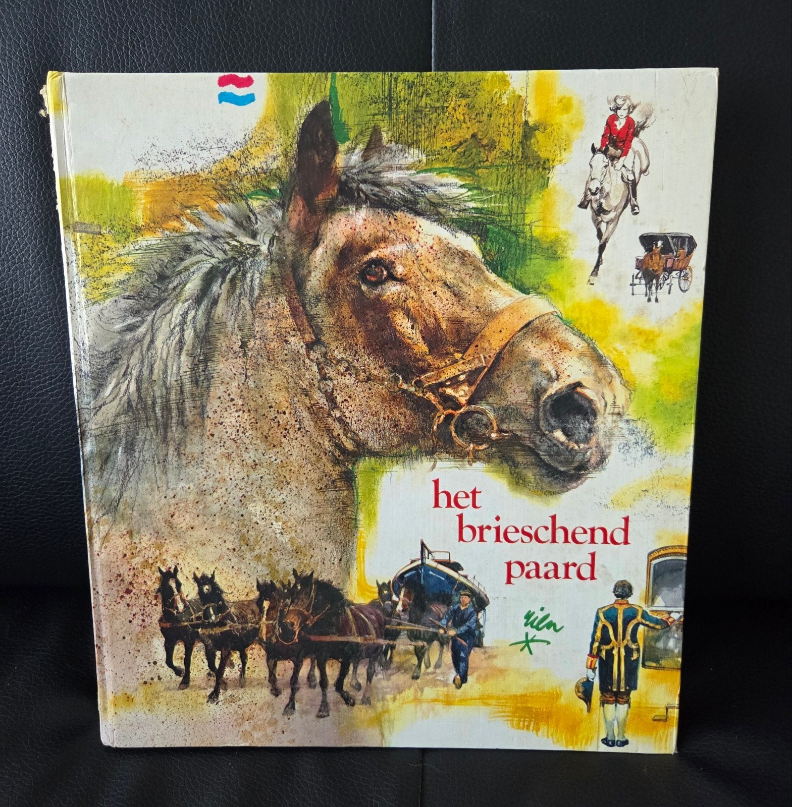 Het Brieschend Paard - Groot prentenboek - Rien Poortvliet, Ophalen, Gelezen, Rien Poortvliet, Prentenboek