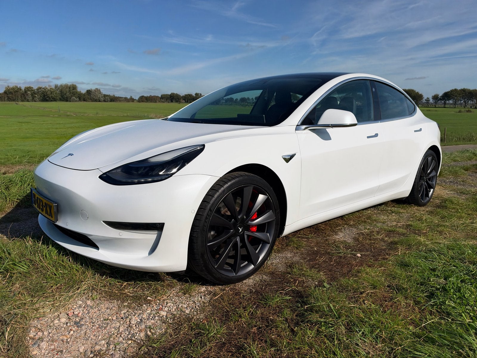 Foto 2 van Tesla Model 3 2020 Wit Performance BTW auto