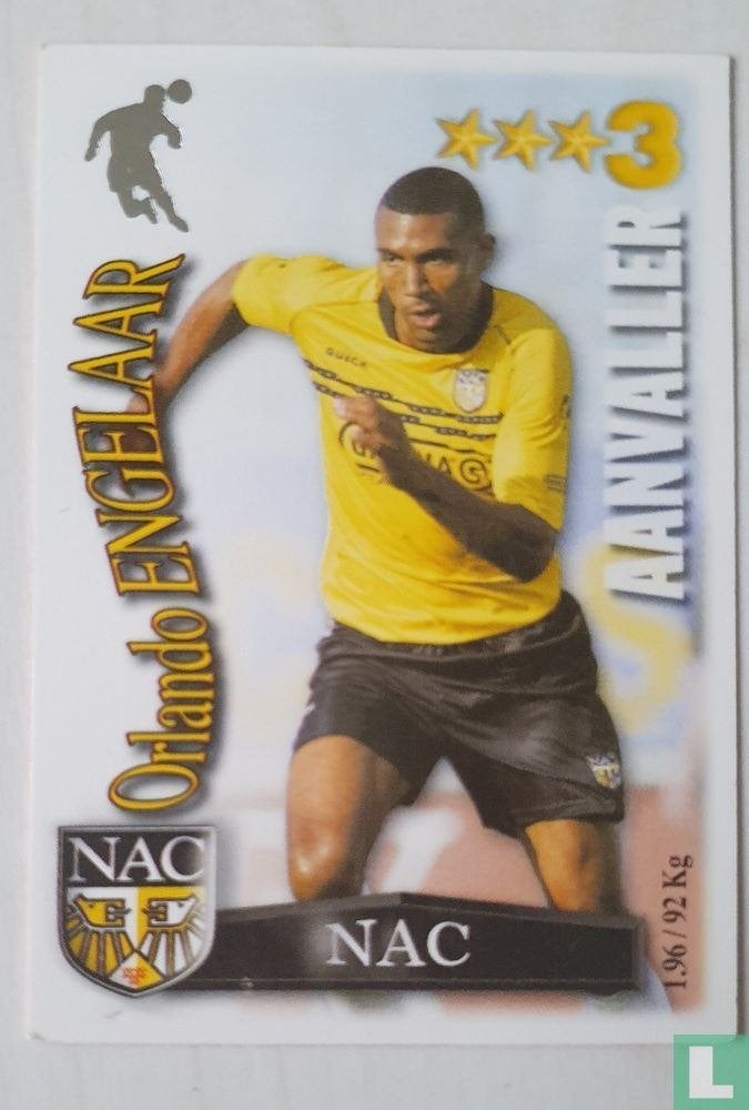 All Stars 2003 NAC - Orlando Engelaar, Ophalen of Verzenden, Zo goed als nieuw, NAC Breda, Spelerskaart