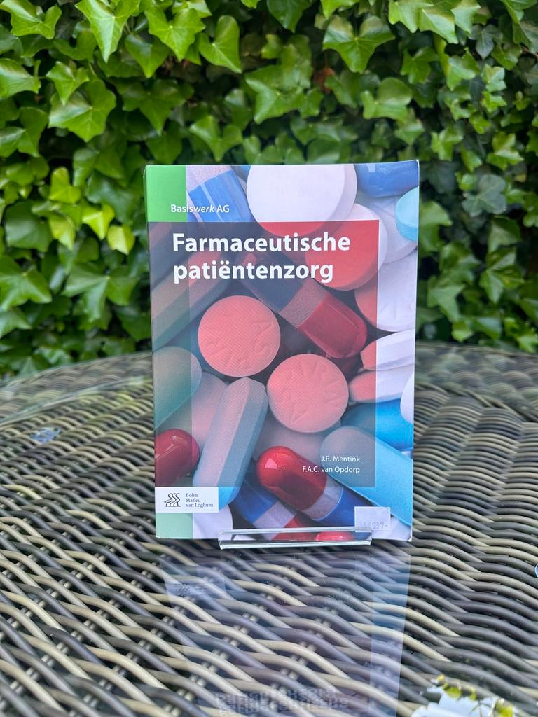 Farmaceutische patiëntenzorg | J.R. Mentink, Ophalen of Verzenden, Beta, Zo goed als nieuw, MBO