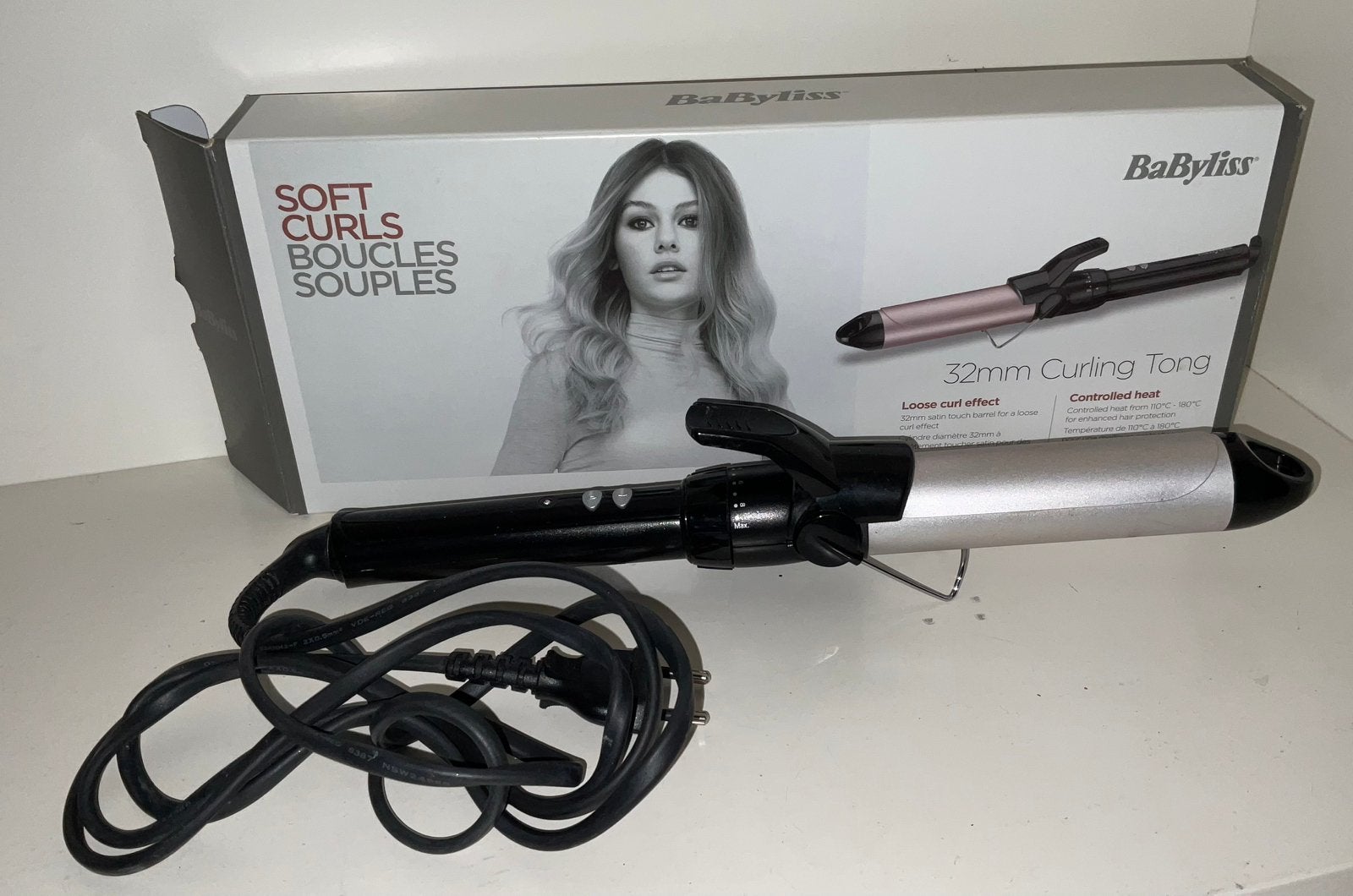 Babyliss Curling Tong, Ophalen of Verzenden, Gebruikt, Krultang of Stijltang