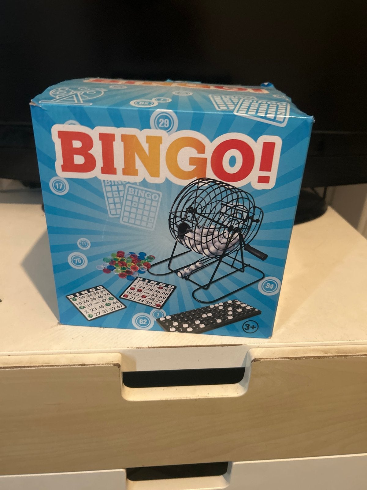 Bingo Spel - Compleet met Ballen en Kaarten, Hobby en Vrije tijd, Vijf spelers of meer, Ophalen, Gebruikt