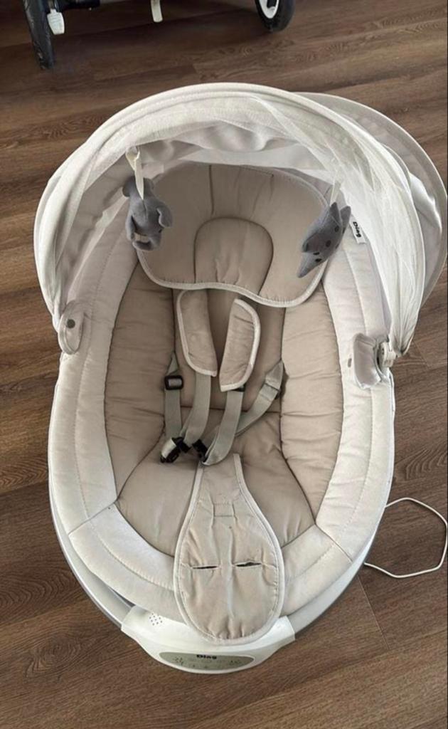 Elektrische wiebelstoel van Ding, Kinderen en Baby's, Wipstoeltjes, Overige merken, Wipstoel, Ophalen of Verzenden, Met gordel(s) of riempje(s)