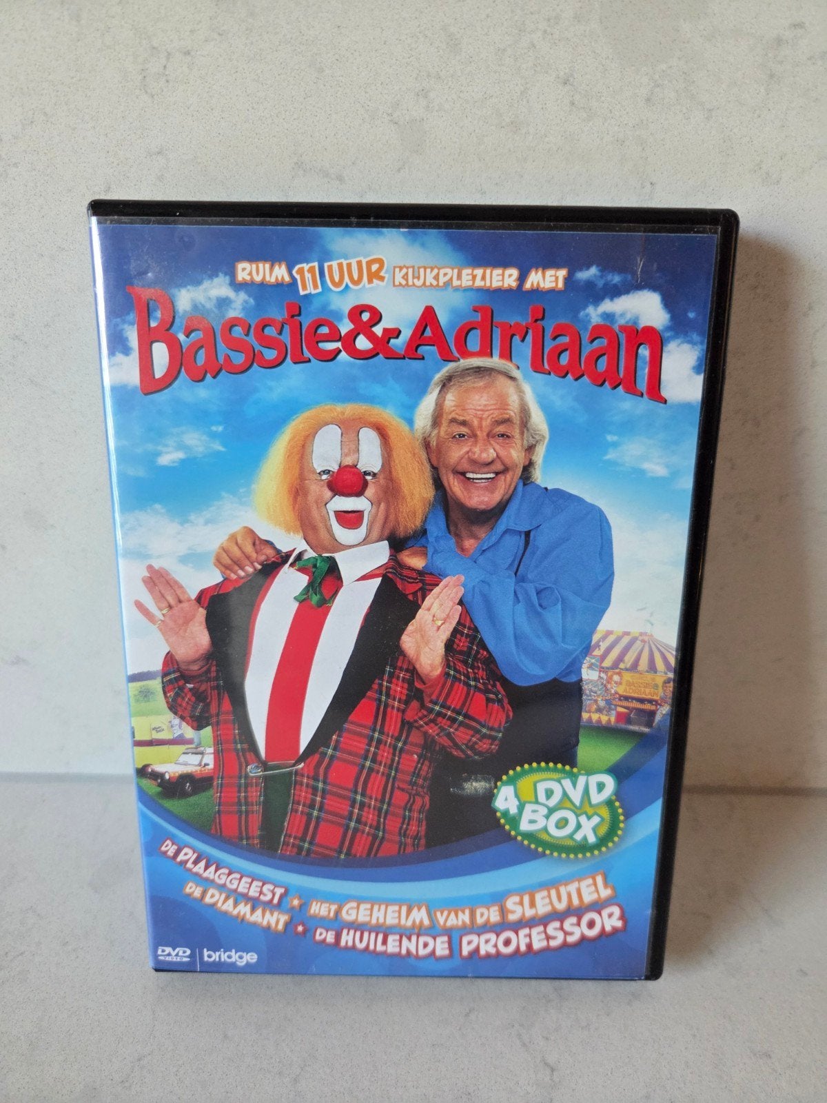 Bassie en Adriaan - 4 dvd boxset, Alle leeftijden, Ophalen of Verzenden, Zo goed als nieuw