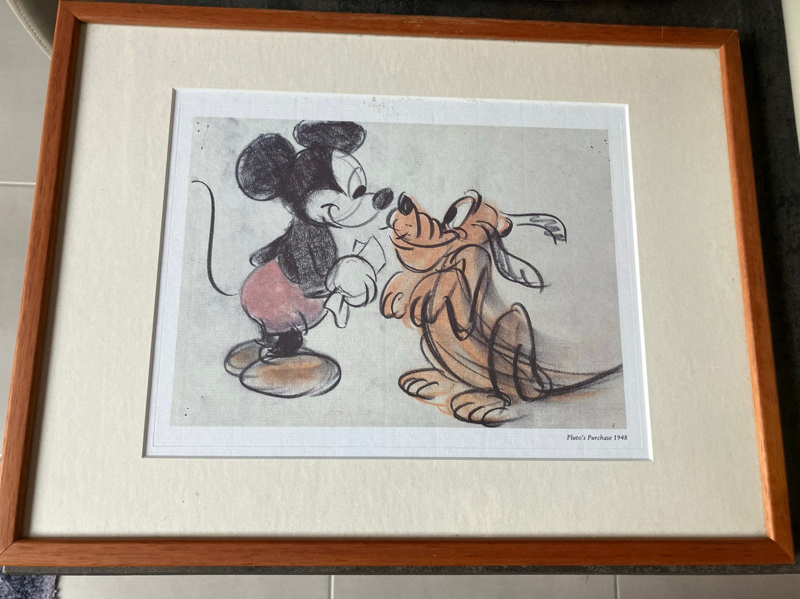 Art print Pluto’s Purchase 1948 Disney, Ophalen, Goofy of Pluto