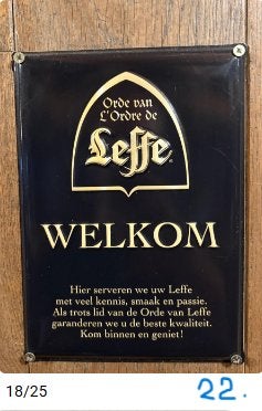 Partij emaille reclameborden bier, frisdrank, tabak, Ophalen