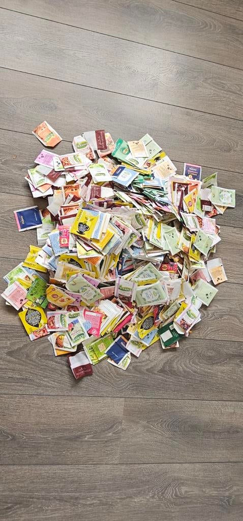 Theezakjes om te knutselen - verzameling, Ophalen of Verzenden, Theezakje(s)