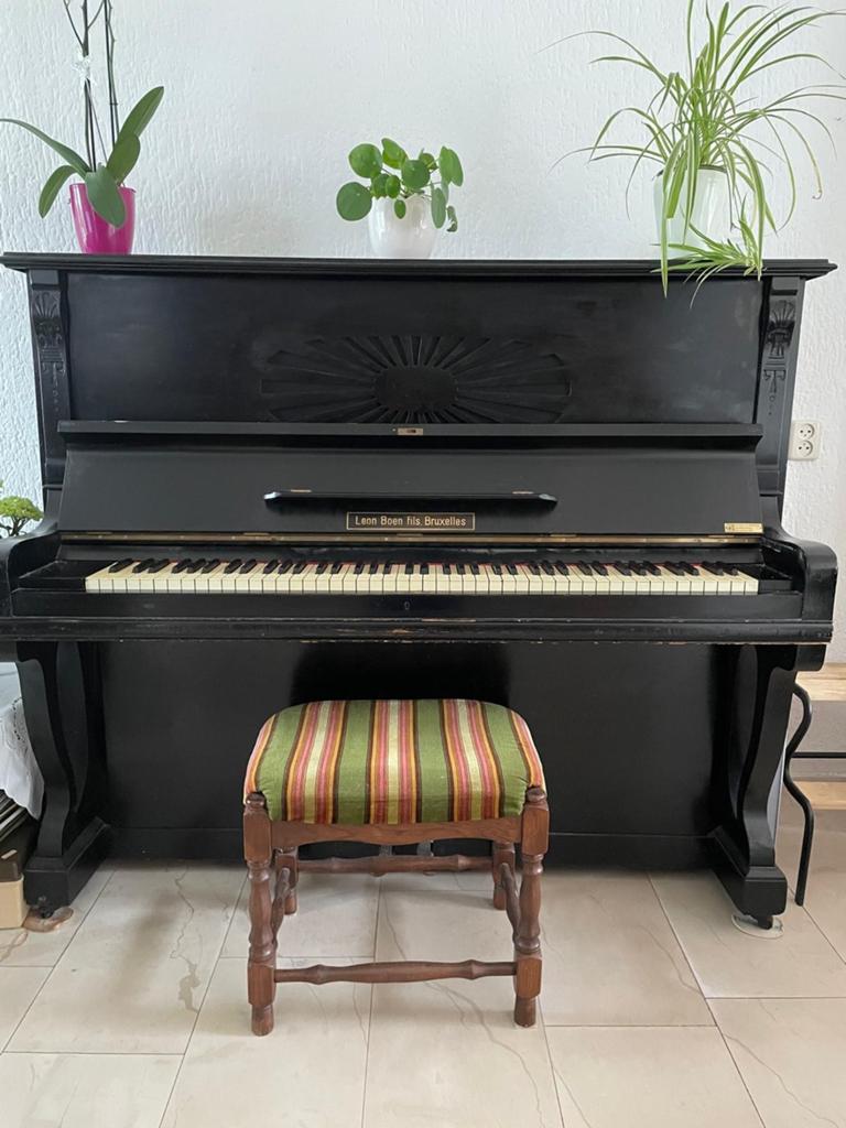 Piano. T.E.A.B., Ophalen of Verzenden, Gebruikt, Zwart