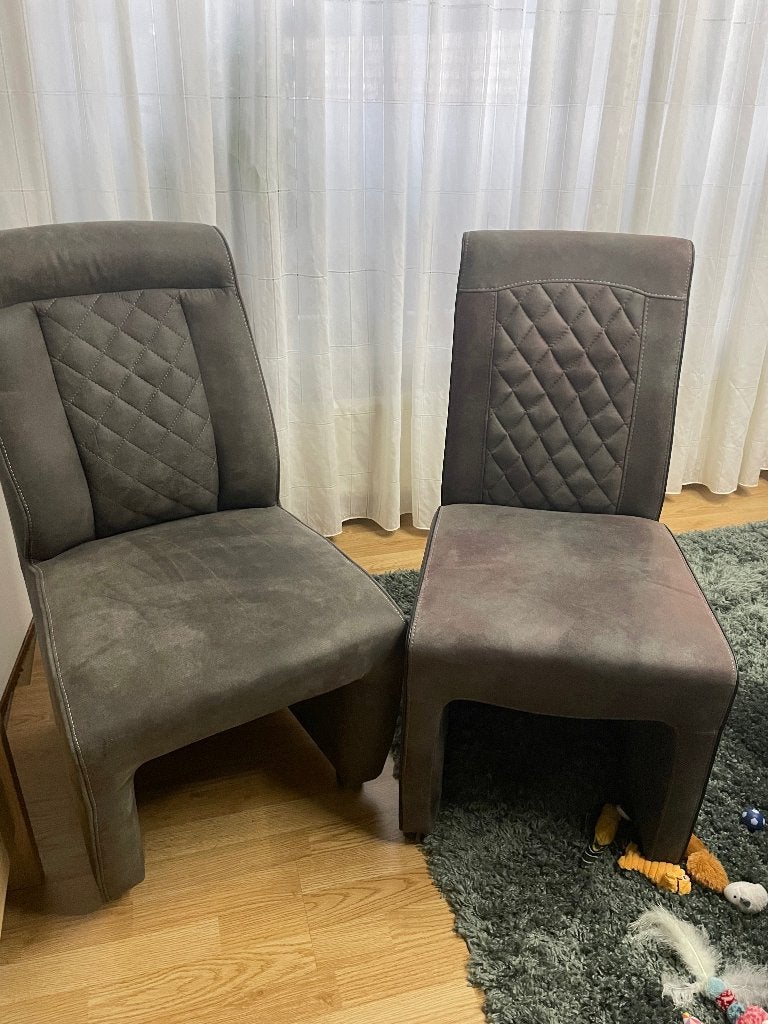 4 Eettafelstoelen Leenbakker, Ophalen, Gebruikt, Vier, Stof