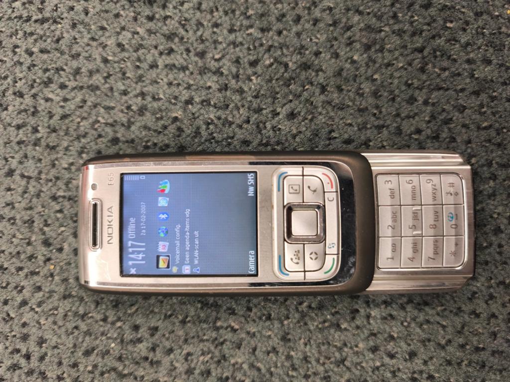 Nokia E65 Schuifmodel Telefoon - Zo goed als nieuw, Telecommunicatie, Mobiele telefoons | Nokia, Schuifmodel, Fysiek toetsenbord