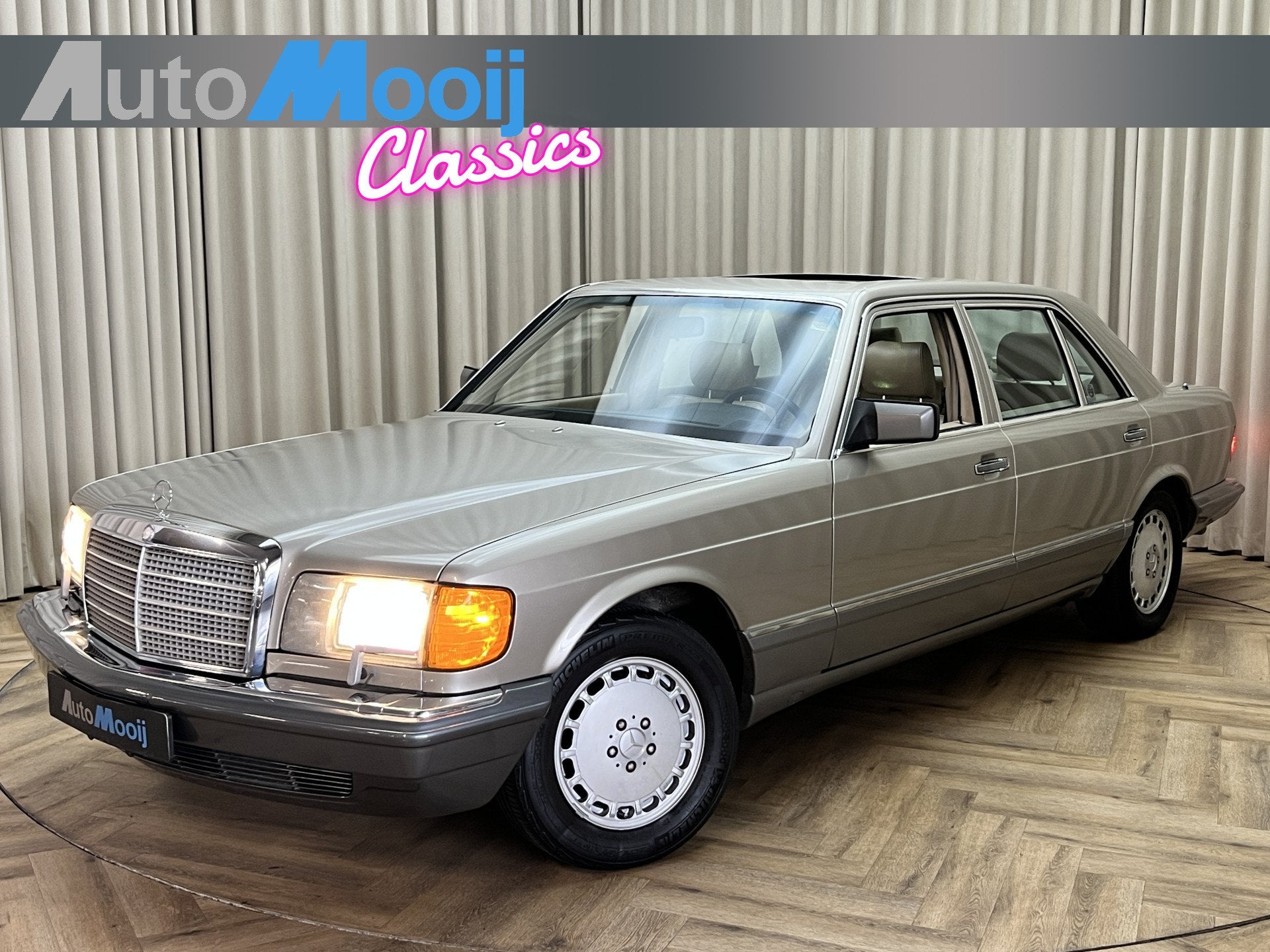Mercedes-Benz S-Klasse 300 SEL / Boekjes / ABS / Verlengd /, Auto's, Automaat, Achterwielaandrijving, 179 pk, Beige