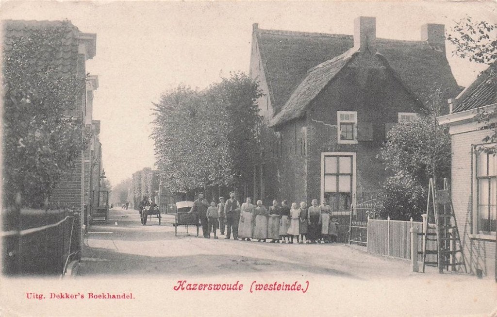 702-383-019 Hazerswoude (Westeinde.), Verzenden, Voor 1920, Zuid-Holland