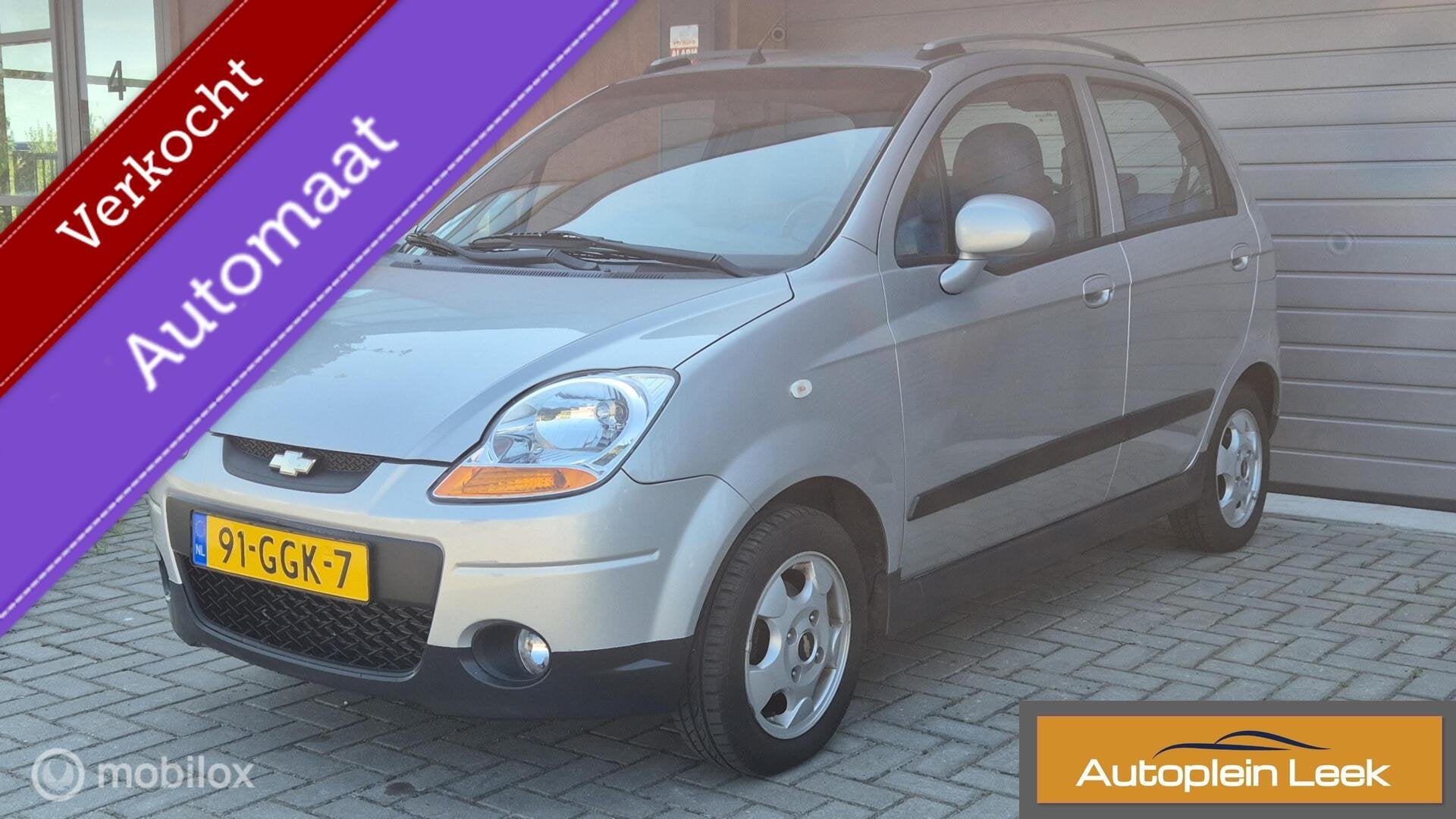 Chevrolet Matiz 0.8 Style AUTOMAAT AIRCO ELEKTRISCHE RAMEN, Auto's, Gebruikt, Origineel Nederlands, Bedrijf, 3 cilinders