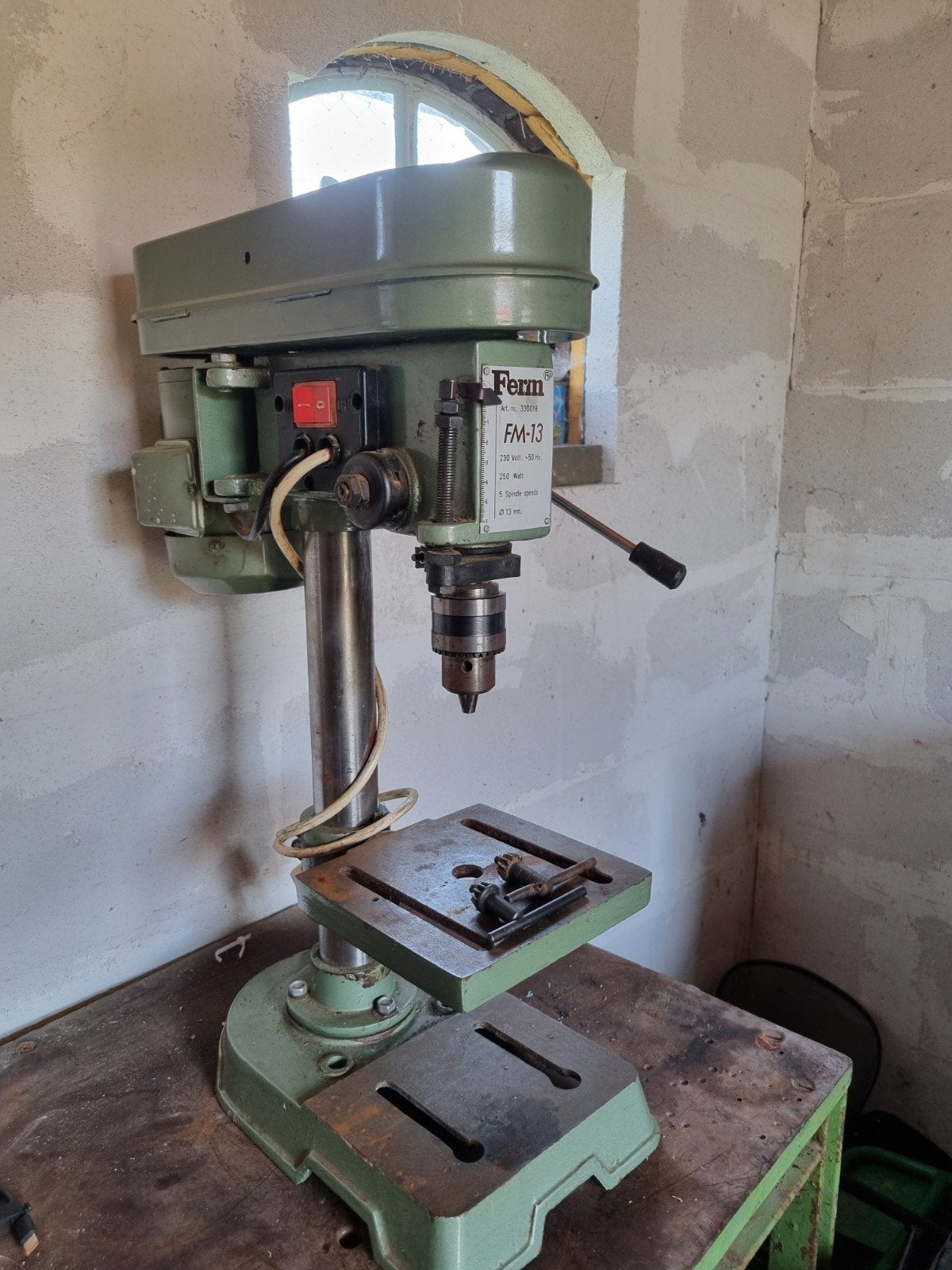 Ferm FM-13 Kolomboormachine, Ophalen, Gebruikt, Minder dan 400 watt, Kolomboormachine