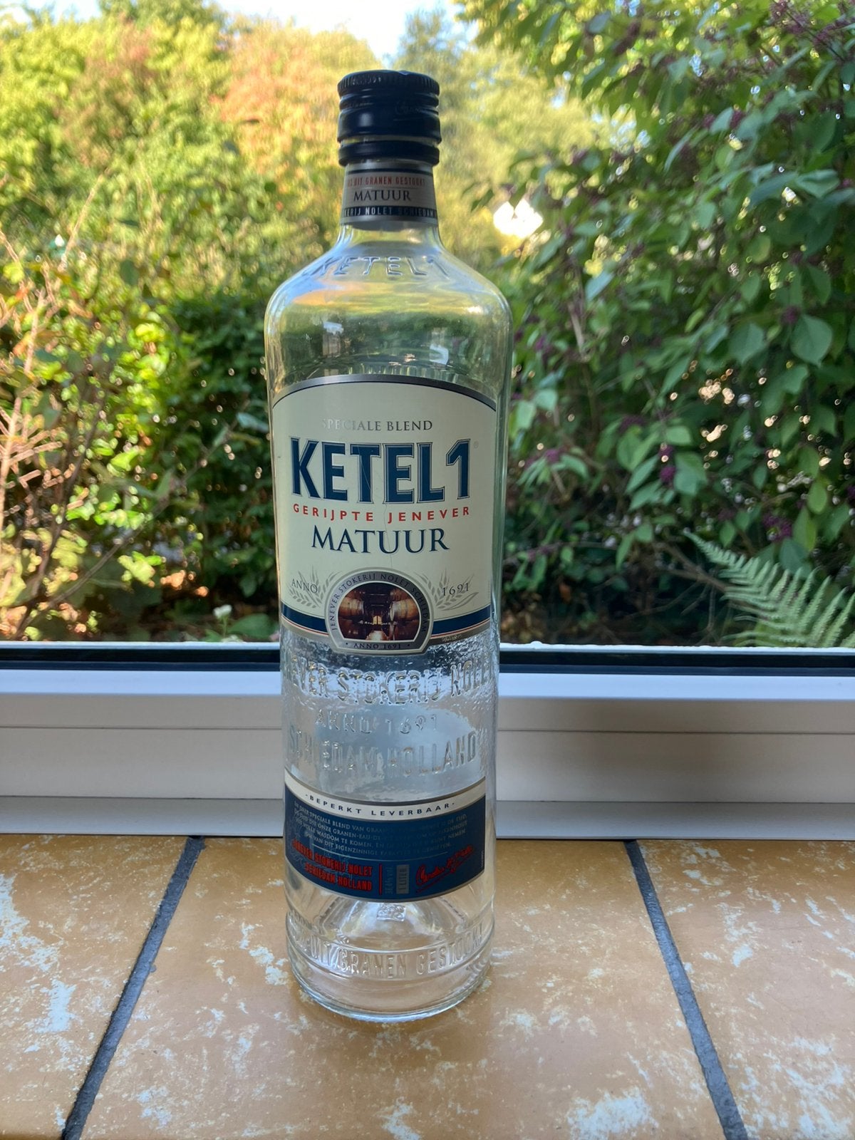 Ketel 1 jenever -  lege fles - laatste geproduceerde fles, Verzamelen, Ophalen of Verzenden, Gebruikt