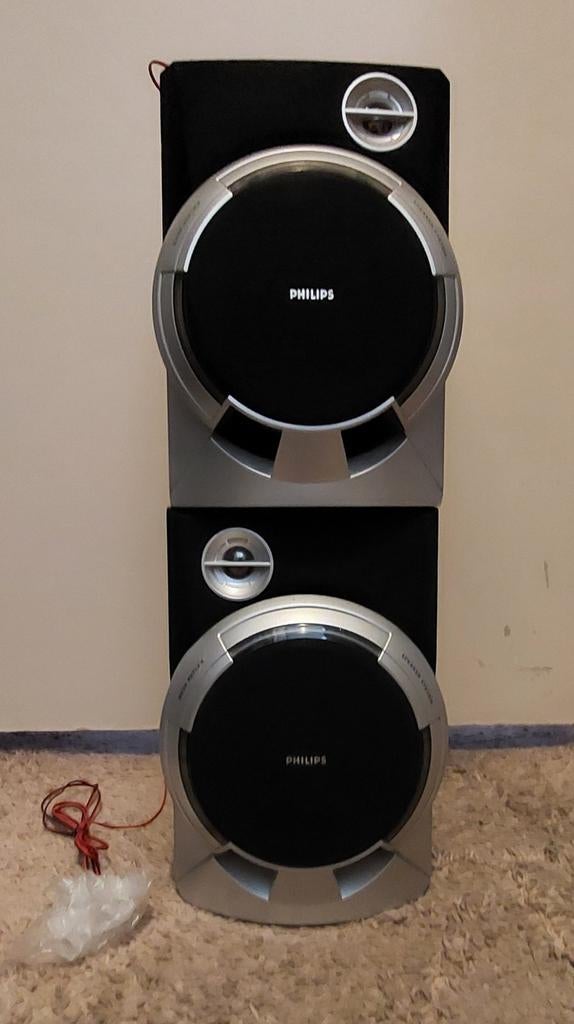 1 prijs: 2 Philips boxen/ speakers/ luidsprekers, Audio, Tv en Foto, Luidsprekers, Ophalen, Philips, Zo goed als nieuw, 60 tot 120 watt
