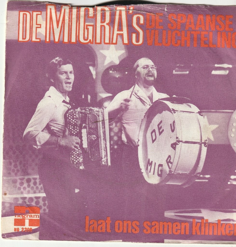 De migra 's de spaanse vluchteling vinyl single, Ophalen of Verzenden, Zo goed als nieuw, Nederlandstalig