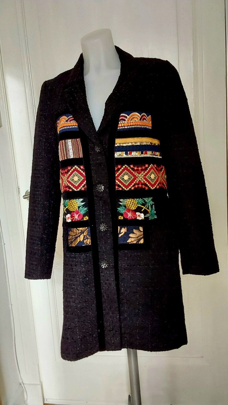 Desigual mantel met kleurrijke details - Maat 36, Meerkleurig, Ophalen of Verzenden, Zo goed als nieuw, Desigual